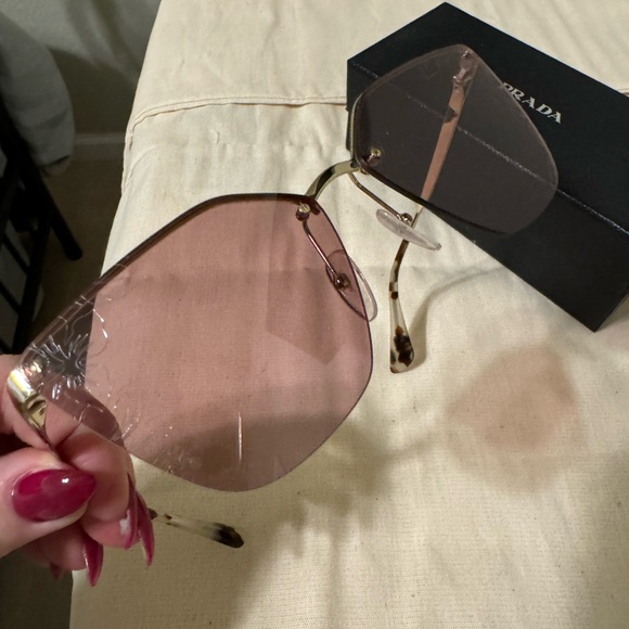 Prada Mirr Laser Flower Cat Eye Sunglasses - Picture 5 of 8